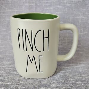 Rae Dunn Cream Mug - 'Pinch Me'